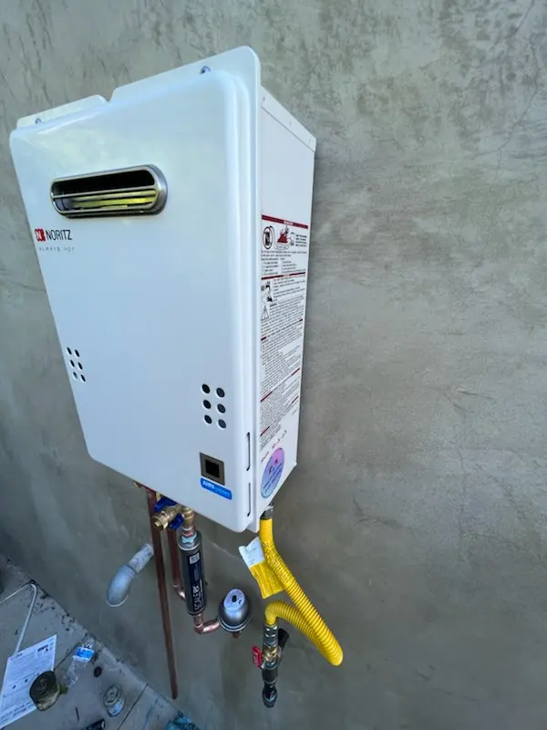 Tankless water heater installation for Princeton Lakes homes